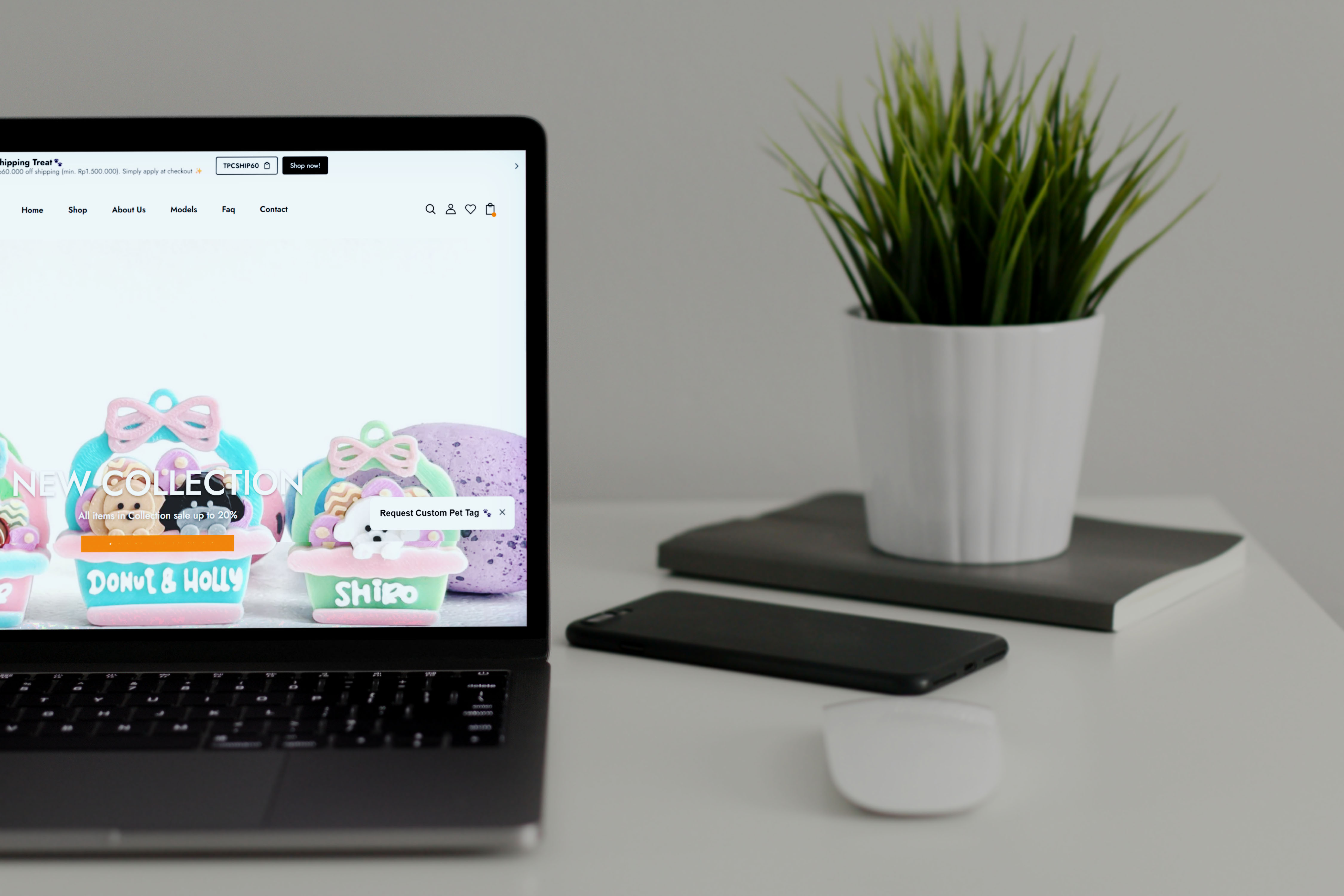 Professional dashboard UI design in browser frame